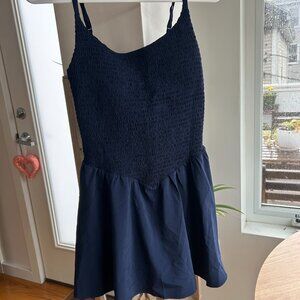 OFFLINE by Aerie Real Me Smocked Flowy Dress